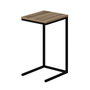 Hanah Home Mesa Auxiliar Nogal 35x65x40 cm Tablero de Partículas Recubierto de Melamina